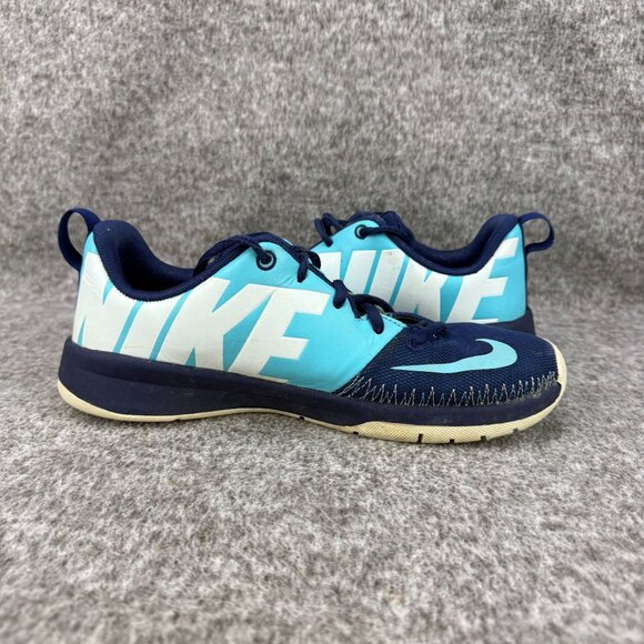 ✅Womens 7.5 Youth 6Y Nike Team Hustle D7 Sneakers Blue Athletic Rubber Sole Shoe - Picture 10 of 13
